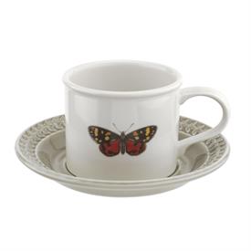 -STONE BREAKFAST CUP & SAUCER. 9 OZ. CAPACITY. DISHWASHER & MICROWAVE SAFE. MSRP $47.00                                                     