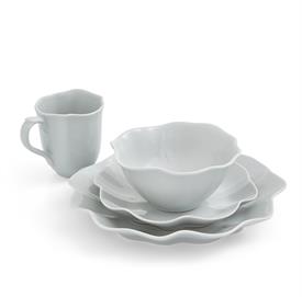 -DOVE GREY 4-PIECE PLACE SETTING. DISHWASHER & MICROWAVE SAFE. MSRP $86.00                                                                  