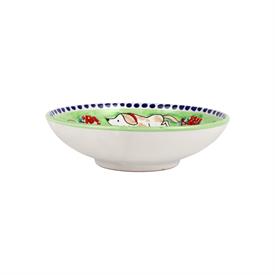 -COUPE PASTA BOWL, CANE. 8.75" WIDE                                                                                                         