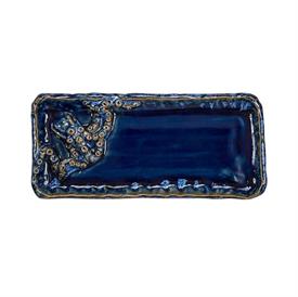 -,MEDIUM BLUE OCTOPUS TRAY. 11.2" LONG, 5.5" WIDE. HAND CRAFTED.                                                                            