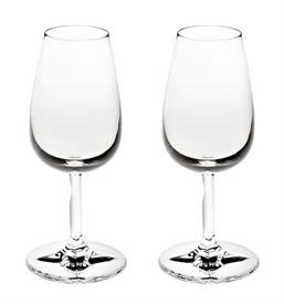 -CASE WITH 2 OPORTO WINE GOBLETS. 6.6" TALL                                                                                                 