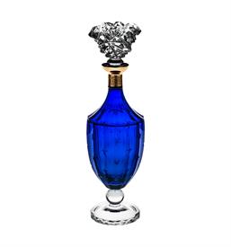 -CASE WITH BLUE DECANTER. 16.5" TALL, 37 OZ. CAPACITY                                                                                       