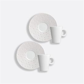 -SET OF 2 COFFEE CUPS & SAUCER                                                                                                              