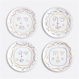 -SET OF 4 ASSORTED DINNER PLATES                                                                                                            
