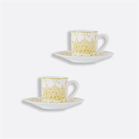 -SET OF 2 COFFEE CUPS & SAUCERS                                                                                                             