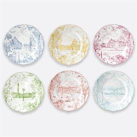 -SET OF 6 ASSORTED DINNER PLATES                                                                                                            