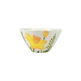 -CEREAL BOWL, C (DAFFODIL). 6.5" WIDE, 3.5" DEEP                                                                                            
