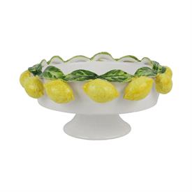 -FIGURAL FOOTED FRUIT BOWL. 14" WIDE, 8" TALL                                                                                               