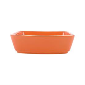 -CORAL SQUARE BAKER. 9.25" WIDE, 2.75" DEEP                                                                                                 