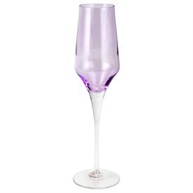 -LILAC CHAMPAGNE FLUTE. 10.25" TALL, 7 OZ. CAPACITY                                                                                         