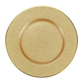 -GOLD SERVICE PLATE/CHARGER. 12.5" WIDE                                                                                                     