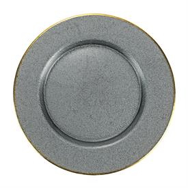 -SLATE SERVICE PLATE/CHARGER. 12.5" WIDE                                                                                                    