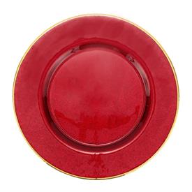 -RUBY SERVICE PLATE/CHARGER. 12.5" WIDE                                                                                                     