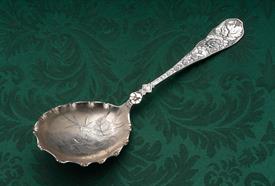 BERRY SPOON ETCHED BOWL 2.65 TROY OUNCES 9.25" LONG                                                                                         
