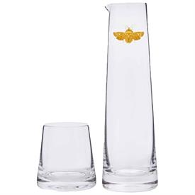 -:CARAFE WITH TUMBLER. 21 OZ. AND 8 OZ. CAPACITIES. HAND WASH. MSRP $42.00                                                                  