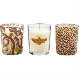_:SET OF 3 SCENTED CANDLES. 2.75" TALL                                                                                                      