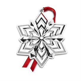 -,53RD ED. SNOWFLAKE ORNAMENT. STERLING. 3.5" WIDE, 4" HIGH. MSRP $255.00                                                                   