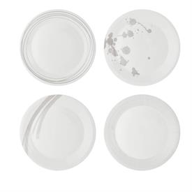 -SET OF 4 DINNER PLATES, ASSORTED                                                                                                           