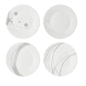 -SET OF 4 SMALL PLATES, ASSORTED                                                                                                            