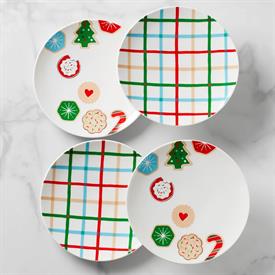 -SET OF 4 ACCENT PLATES. 9" WIDE                                                                                                            