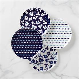 -SET OF 4 ACCENT PLATES. 9" WIDE                                                                                                            