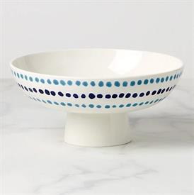-FOOTED BOWL. 4" TALL, 9" WIDE                                                                                                              