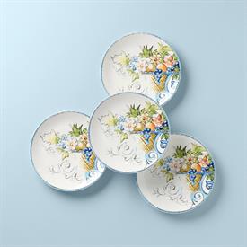 -SET OF 4 ACCENT PLATES. 9" WIDE. MSRP $100.00                                                                                              