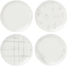 -SET OF 4 ACCENT PLATES, ASSORTED. 8.25" WIDE. MSRP $86.00                                                                                  