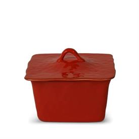 -SQAURE COVERED CASSEROLE. 7.5" WIDE                                                                                                        