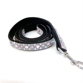 -:PINK DOG LEASH. ONE SIZE.                                                                                                                 