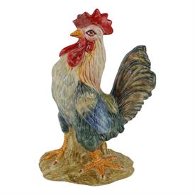 -FIGURAL ROOSTER. 17.25" TALL, 11.25" LONG, 8.25" WIDE                                                                                      