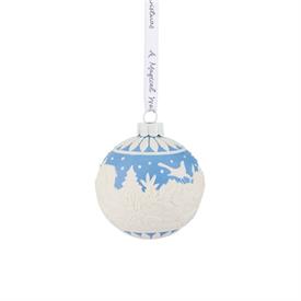 _,CHRISTMAS COUNTRYSIDE BAUBLE ORNAMENT. 3" WIDE                                                                                            