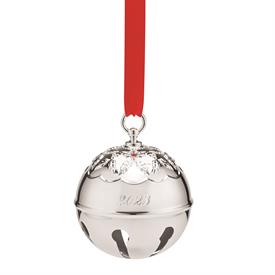-,48TH EDITION HOLLY BELL. SILVER PLATED. 3.5" WIDE. MSRP $50.00                                                                            