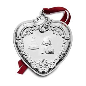 _32ND EDITION HEART, GRANDE BAROQUE ORNAMENT. STERLING SILVER. MSRP $262.50                                                                 