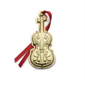 _,2ND INSTRUMENT ORNAMENT (VIOLIN). GOLD PLATED. MSRP $105.00                                                                               