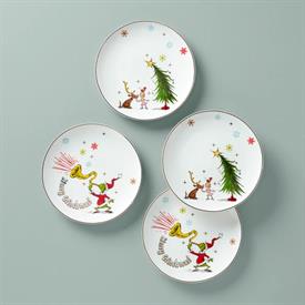 -SET OF 4 ACCENT PLATES. 8" WIDE. MSRP $140.00                                                                                              