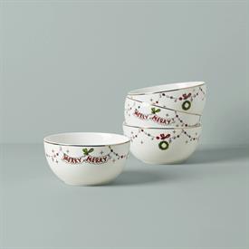 -SET OF 4 ALL PURPOSE BOWLS. 6" WIDE. MSRP $140.00                                                                                          
