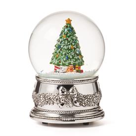 -,WINTER TRADITIONS CHRISTMAS TREE MUSICAL SNOW GLOBE. PLAYS 'O CHRISTMAS TREE'. 5.5" TALL, 4" WIDE                                         