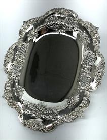 ,Ornate Sterling Tray, 12.5" x 10", weighs 20.9 troy ounces, absolutely beautiful!                                                          
