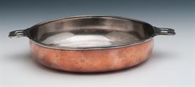 ,Tiffany Silver and Copper Porringer 9" from handle to handle 1.75" tall 14.50 troy ounces                                                  
