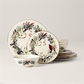 -12-PIECE SET. INCLUDES DINNER PLATES, SALAD PLATES, AND PLACE BOWLS. MSRP $599.00                                                          