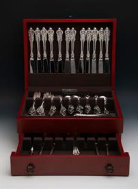 ,.79 Piece Estate Dinner Service for 12 Grande Baroque Sterling Silver by Wallace Was:  $5,294.00 113.50 troy ounces                        