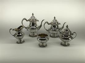 ,4 Piece Grande Baroque Sterling Silver Tea & Coffee Set made by Wallace 95 troy ounces Condition a 9.5 out of 10                           