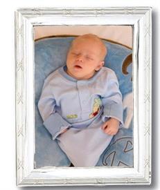 -,211/4 4"x6" RIBBON & REED FRAME WITH WOODEN BACK                                                                                          