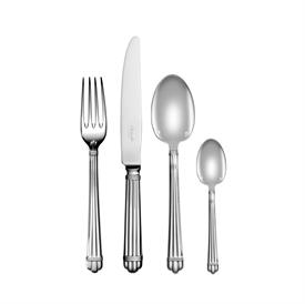 -48-PIECE FLATWARE SET WITH CHEST. SILVER PLATED. SERVICE FOR 12.                                                                           