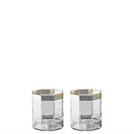 -SET OF 2 WHISKEY/DOUBLE OLD FASHIONED GLASSES                                                                                              