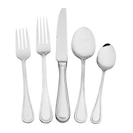 -,65 PIECE SET 12 5PC PLACE SETTING PLUS 5PC SERVE SET.TABLESPOON,PTS TABLESPOON,FORK,SUGAR AND MASTER BUTTER.18/10. MSRP $309.00           