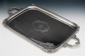 ,Sheffield Sterling Silver Tea Set Waiter Tray Classic Gadroon & flowers design weight 121.78 troy ounces year made 1861 like new condition 