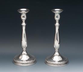 ,CANDLESTICKS 10" PAIR PRELUDE BY INTERNATIONAL STERLING SILVER CONDITION IN VERY NICE                                                      