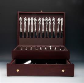 ,.79 Piece Set Service for 12 Place Size Spanish Provincial by Towle with Chest. 94.15 OZT. Was: $3,972                                     